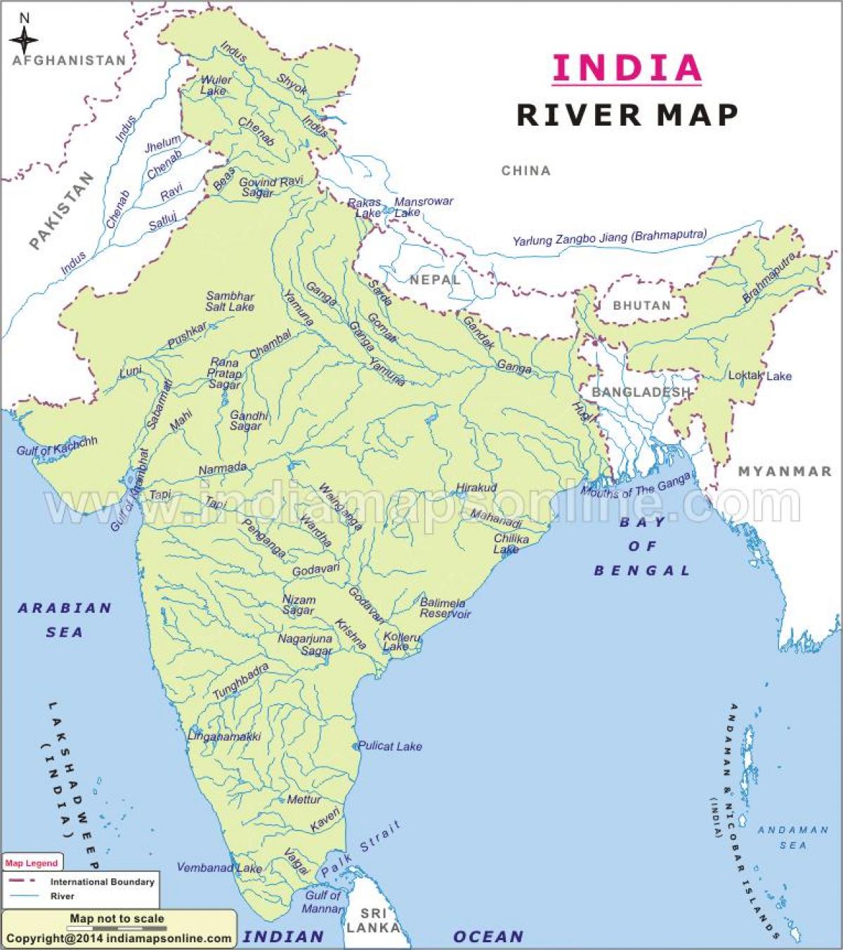 Indian River Map In Bengali Indian River Kat Jeyografik La - Gwo Larivyè Lefrat Kat Jeyografik La Nan  Peyi Zend (Azi Sid - Azi)